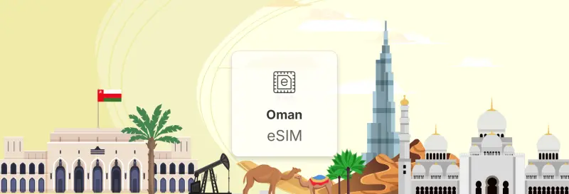 Commbitz Oman e-SIM Package in Muscat, Oman