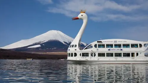 Yamanakako Tourist Boat in Yamanashi, Japan
