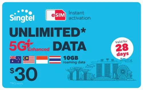 5G hi! Travel eSIM (Data Only) by Singtel gallery
