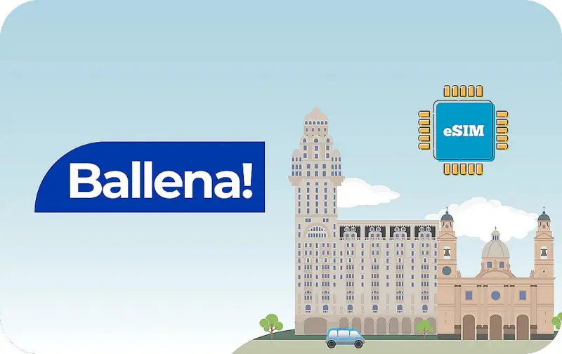 Airalo Uruguay e-Sim Package in Montevideo, Uruguay