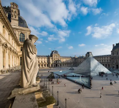 Swift Access: Mona Lisa and Louvre gallery