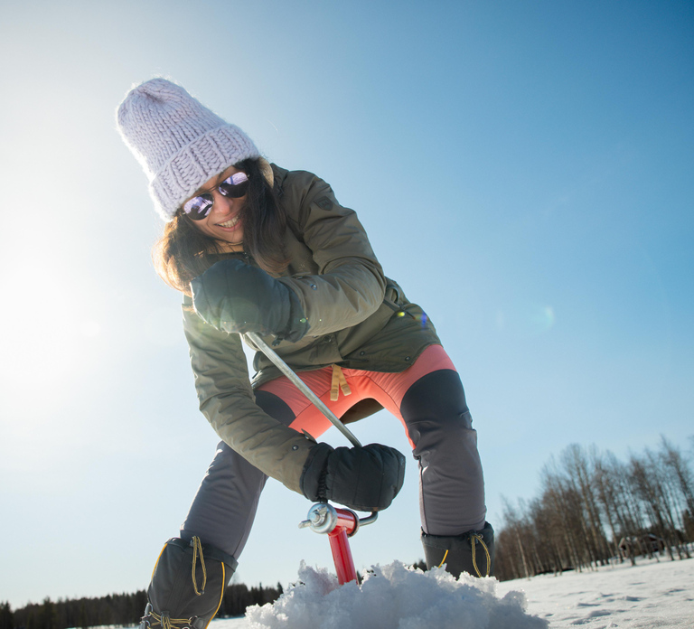 Levi: Arctic Ice-Fishing Experience