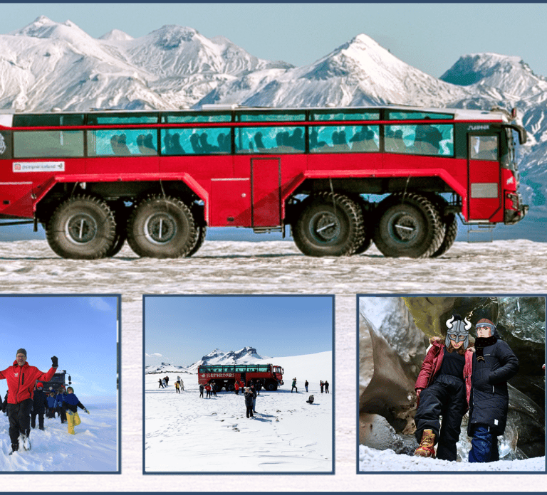Gullfoss: Ice Cave and Glacier Tour in Glacier Monster Truck