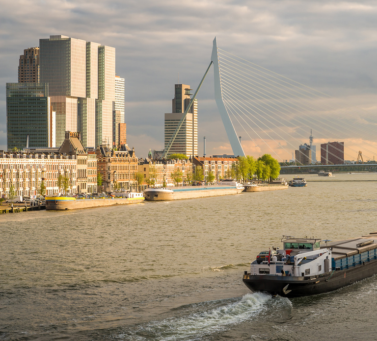 From Amsterdam: Rotterdam and The Hague Tour in Spanish