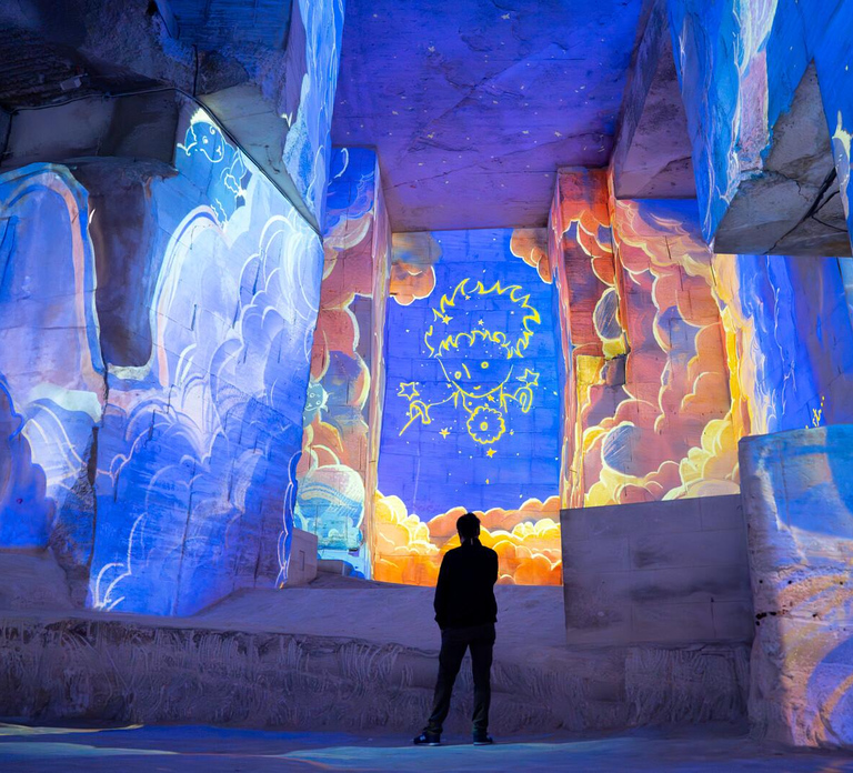 Les Baux-de-Provence: Carrières des Lumières entry ticket The Little Prince