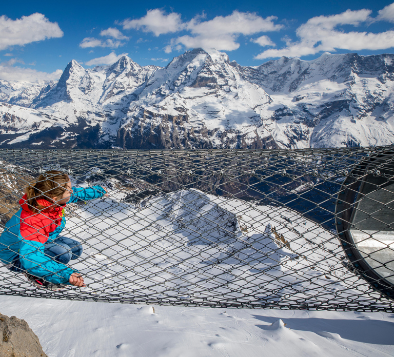 From Lausanne: Spectacular Schilthorn with 007 Experience