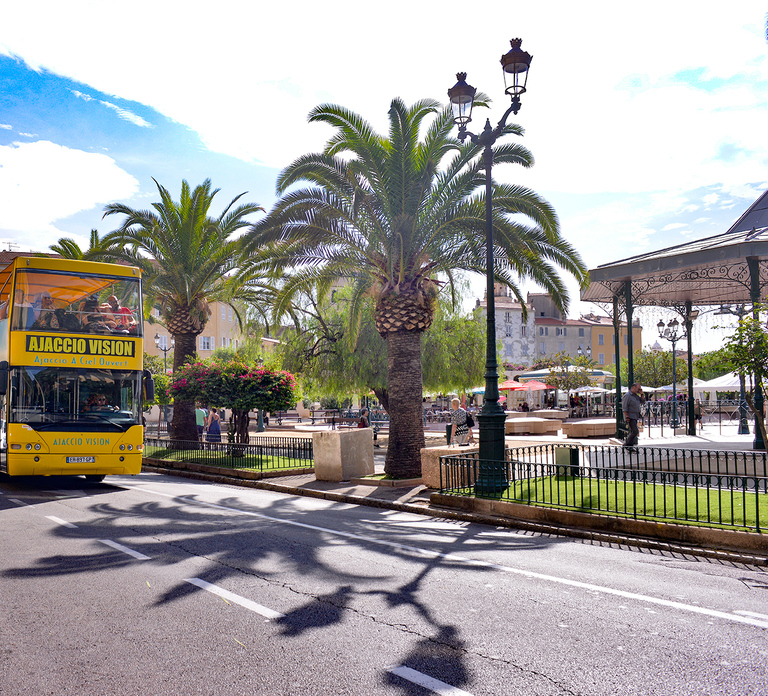 Ajaccio: Town Highlights and Coast Open-Top Bus Tour