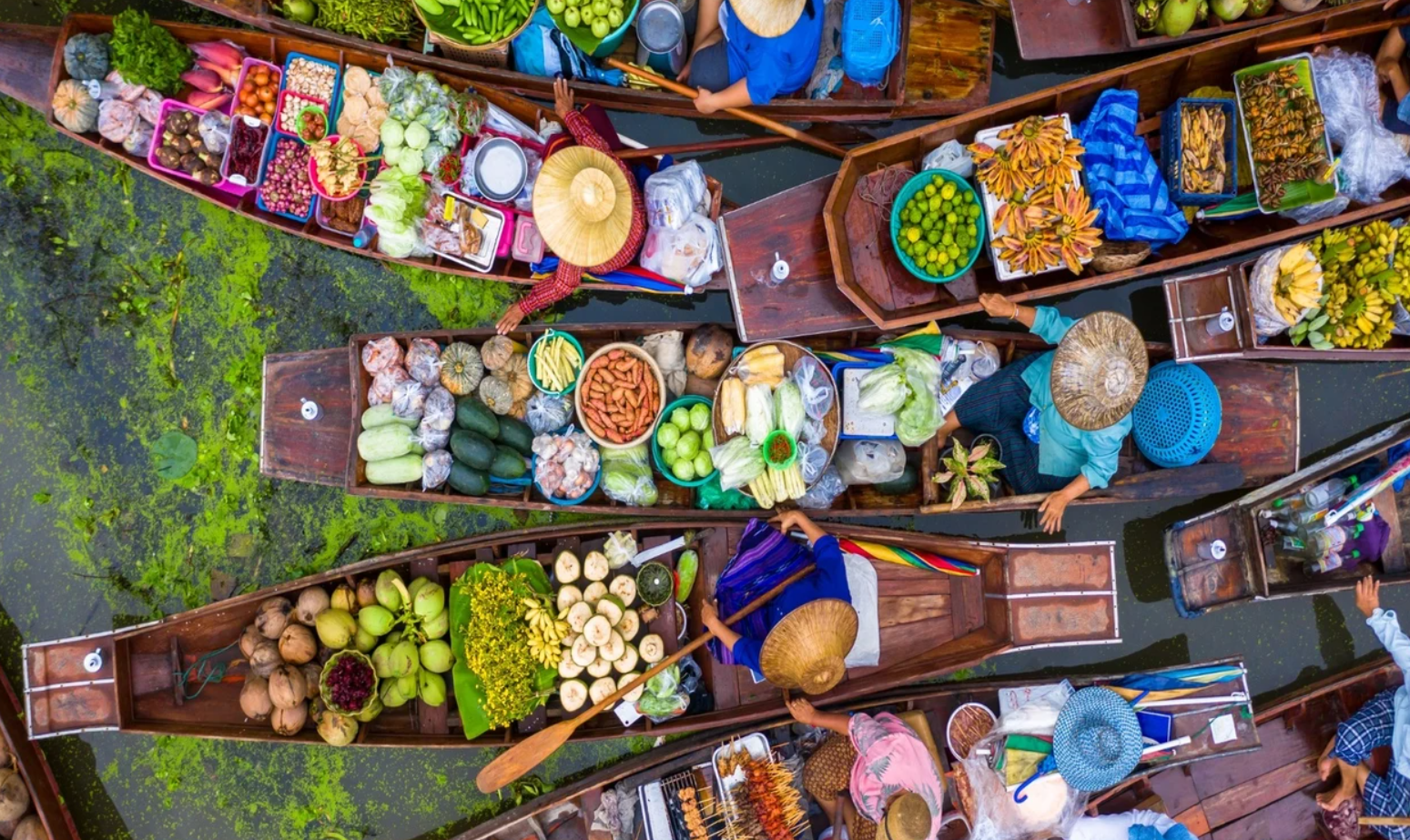 Damnoen Saduak Floating Market + Maeklong Railway Market