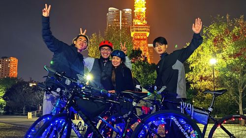 Tokyo: 2-Hour Night Bike Tour of the City's Hidden Gems Day Tours
