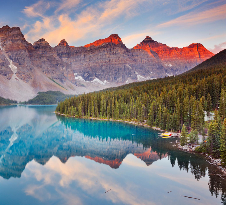 Banff/Canmore: Moraine Lake 1.5h & Lake Louise Half-Day Tour