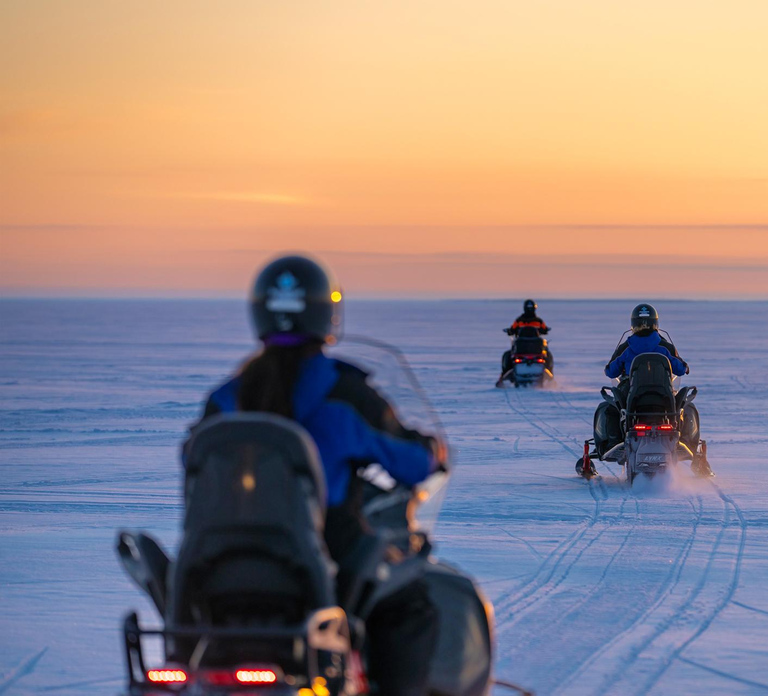 Kemi-Tornio: Sunrise snowmobile safari
