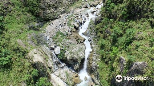 Shuanglong waterfalls