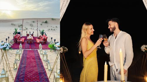 Dubai Customized Desert Dinner/Candlelit Desert Dinner