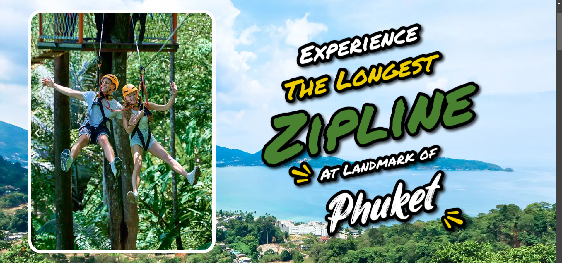 Erawan Patong Seaview Zipline - HolidaySG