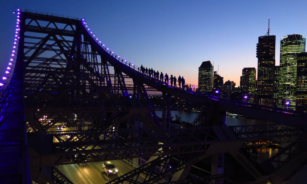 Brisbane Story Bridge Night Climb