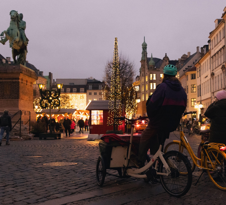 Copenhagen: Christmas Bike Tour with a local Guide