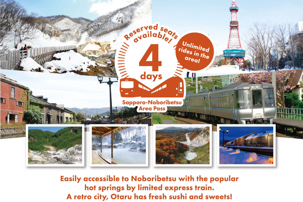 JR Hokkaido Sapporo - Noboribetsu Area Pass