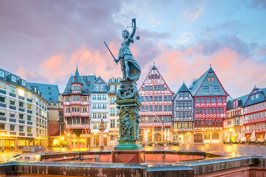 Walking Tour on Mobile App Through Frankfurt