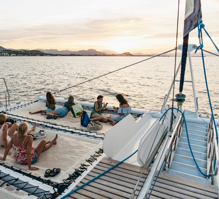 Dénia: Daytime or Sunset Catamaran Cruise