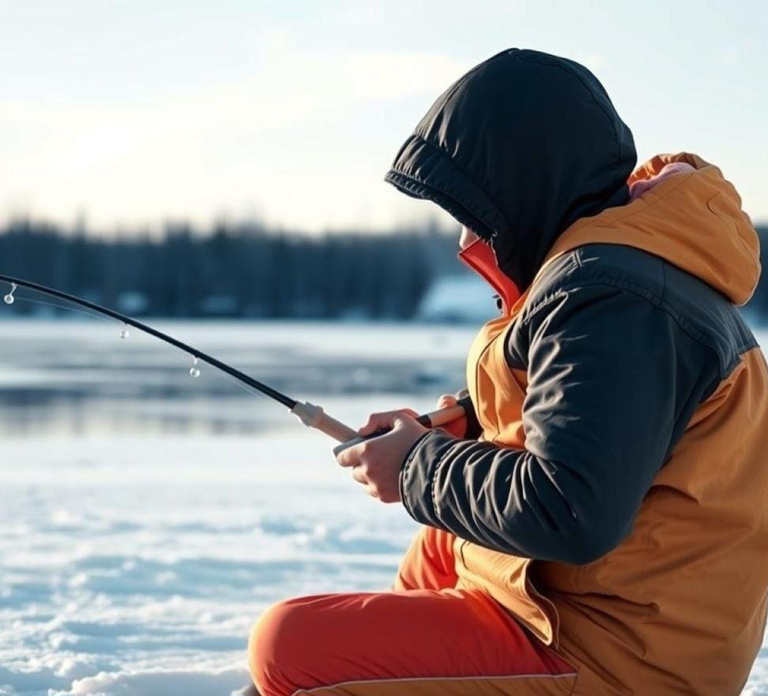Ice Fishing Adventure in Levi with Salmon Soup