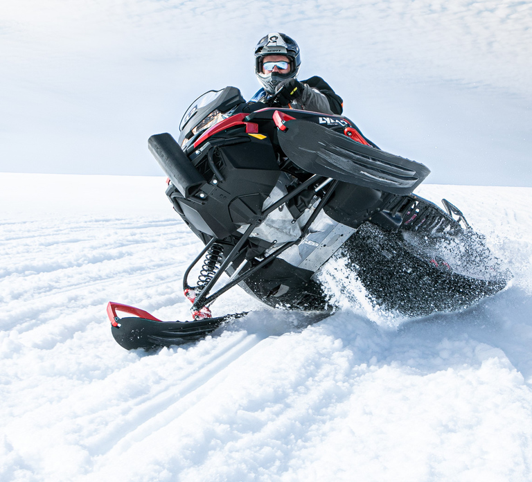 From Geysir: Snowmobiling & Ice Cave on Langjökull Glacier