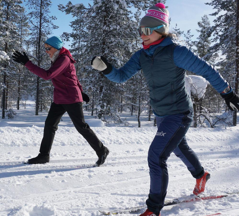 Saariselkä: Cross-Country Ski Lesson