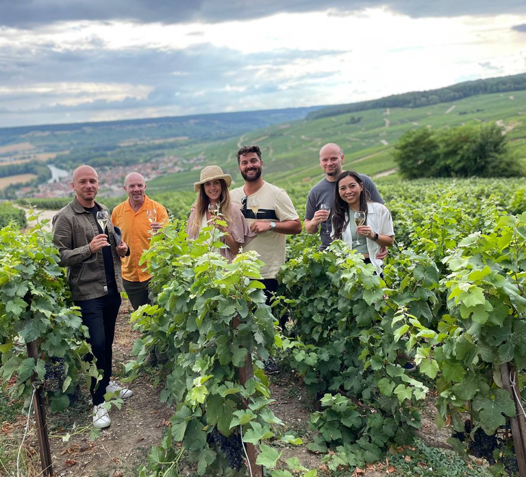 Small-Group Champagne Lunch & Tasting from Paris with Pickup