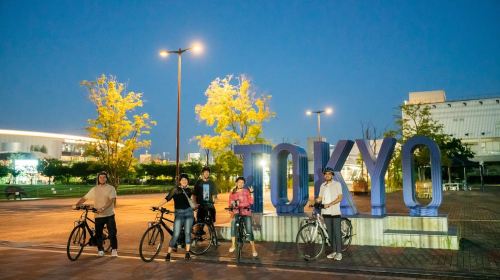 Tokyo Bay Area: Sunset Night View 3h E-bike Guided Tour Day Tours