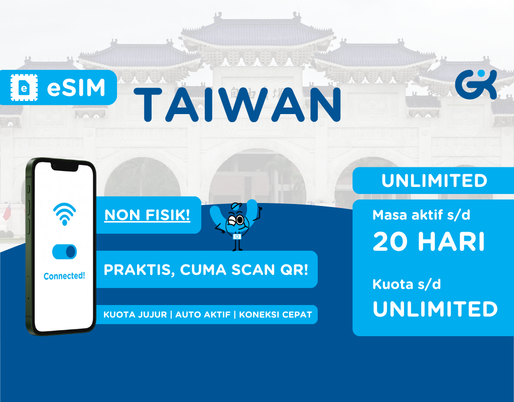 eSIM Taiwan Unlimited | Travel Sim Taiwan