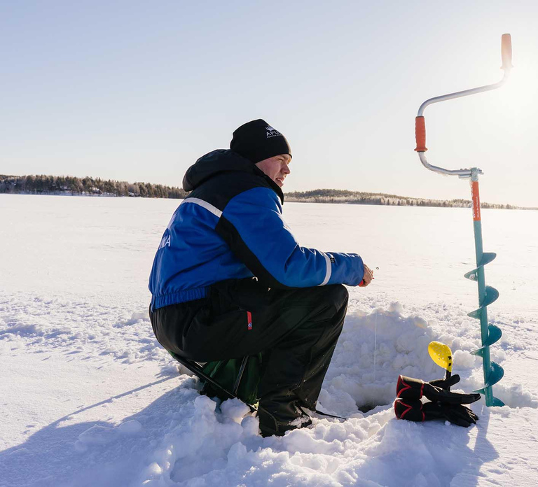 Rovaniemi: Snowmobiling and Ice Fishing