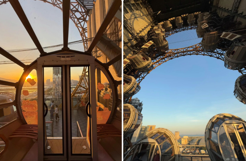 Studio City Macau Ferris Wheel Ticket – Figure-8 Golden Reel - HolidaySG