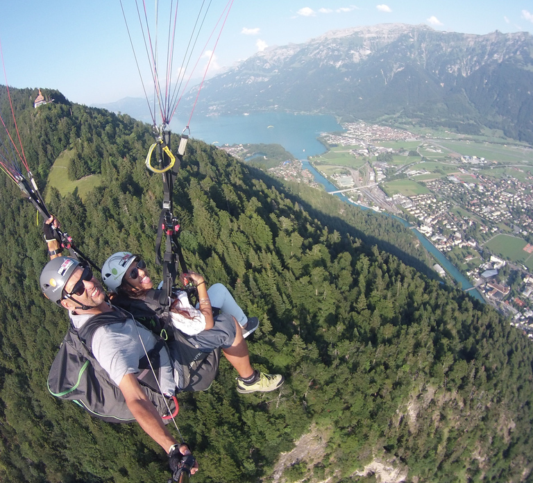 From Geneva: Paragliding and Interlaken Trip