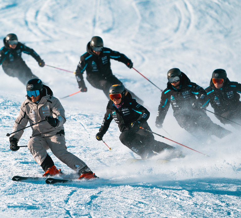 St. Moritz: Sunset Private Ski or Snowboard Lesson