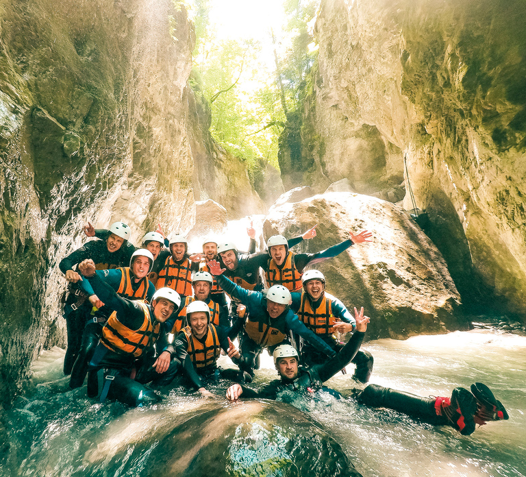 From Interlaken: Local Canyoning Trip