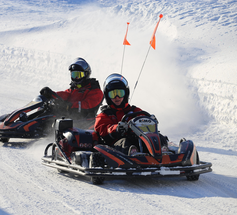 Saariselkä: Ice Karting Experience