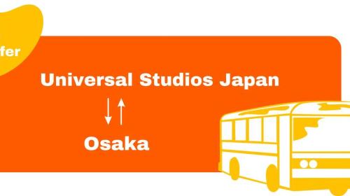 Dotonbori Osaka - Universal Studios Japan Bus Transfer Transport Passes - HolidaySG