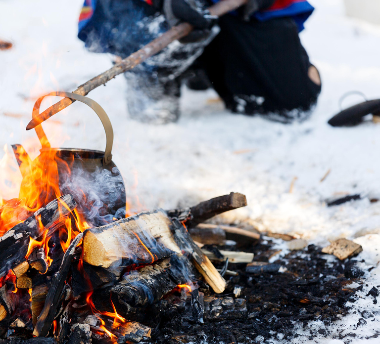 Levi: Ice Fishing by Snowmobile