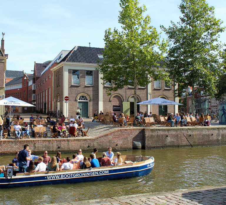 Groningen: Open Boat City Canal Cruise
