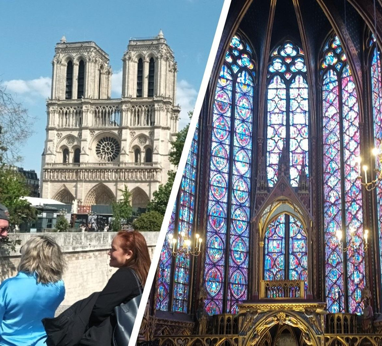 Paris: Notre Dame Exterior Walking Tour with Sainte Chapelle