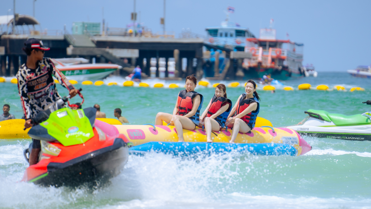 Coral Island Pattaya Speedboat Tour with Indian Buffet Lunch and Shared Transfers
