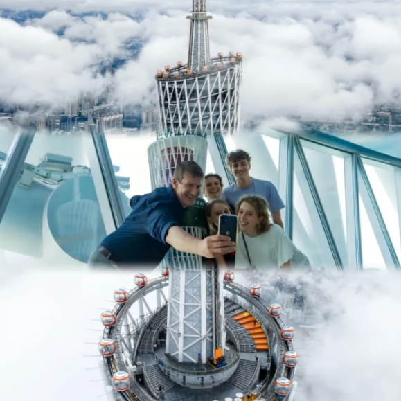 Guangzhou：Canton Tower skyview Ticket 433m/450m/488m - HolidaySG