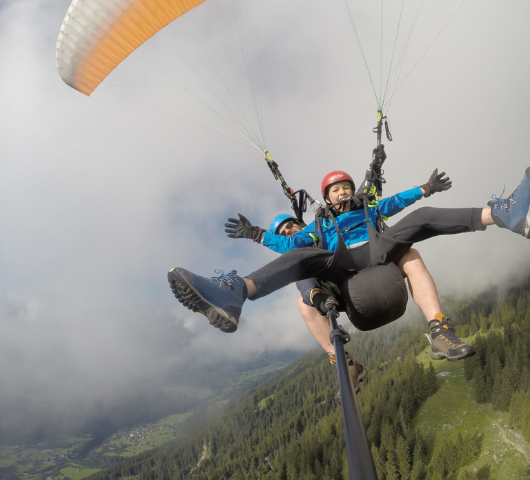 Aletsch Glacier-Tandem Paragliding
