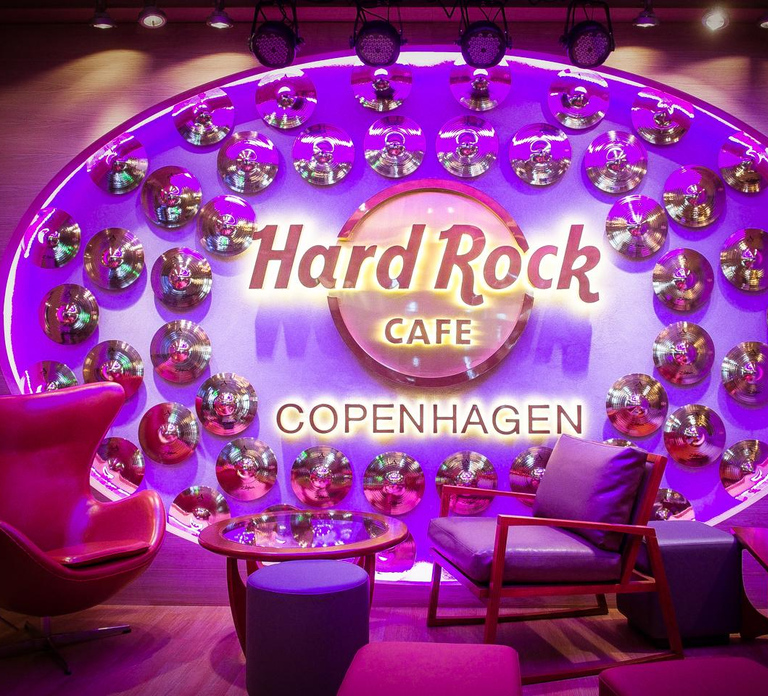 Copenhagen: Hard Rock Cafe with Set Menu for Lunch or Dinner