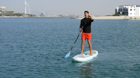 Stand Up Paddle Boarding (SUP) on The Palm Jumeirah - Rental for One Hour