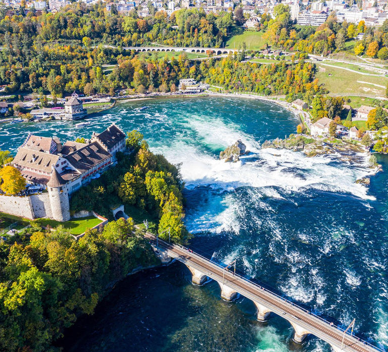 From Zurich to The Rhine Falls