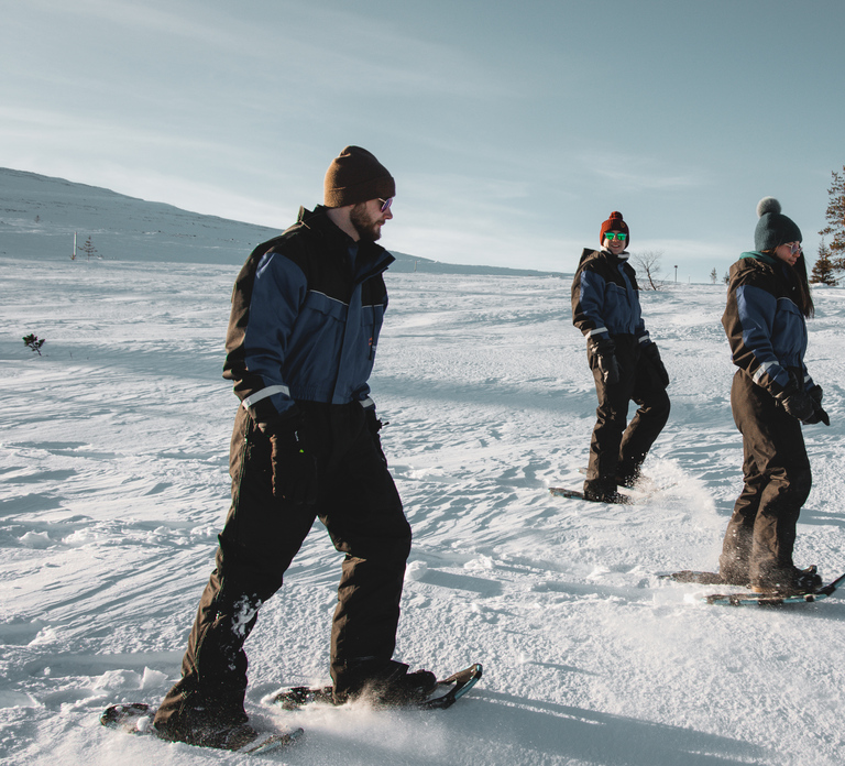 Saariselkä: Scenic Snowshoe Safari
