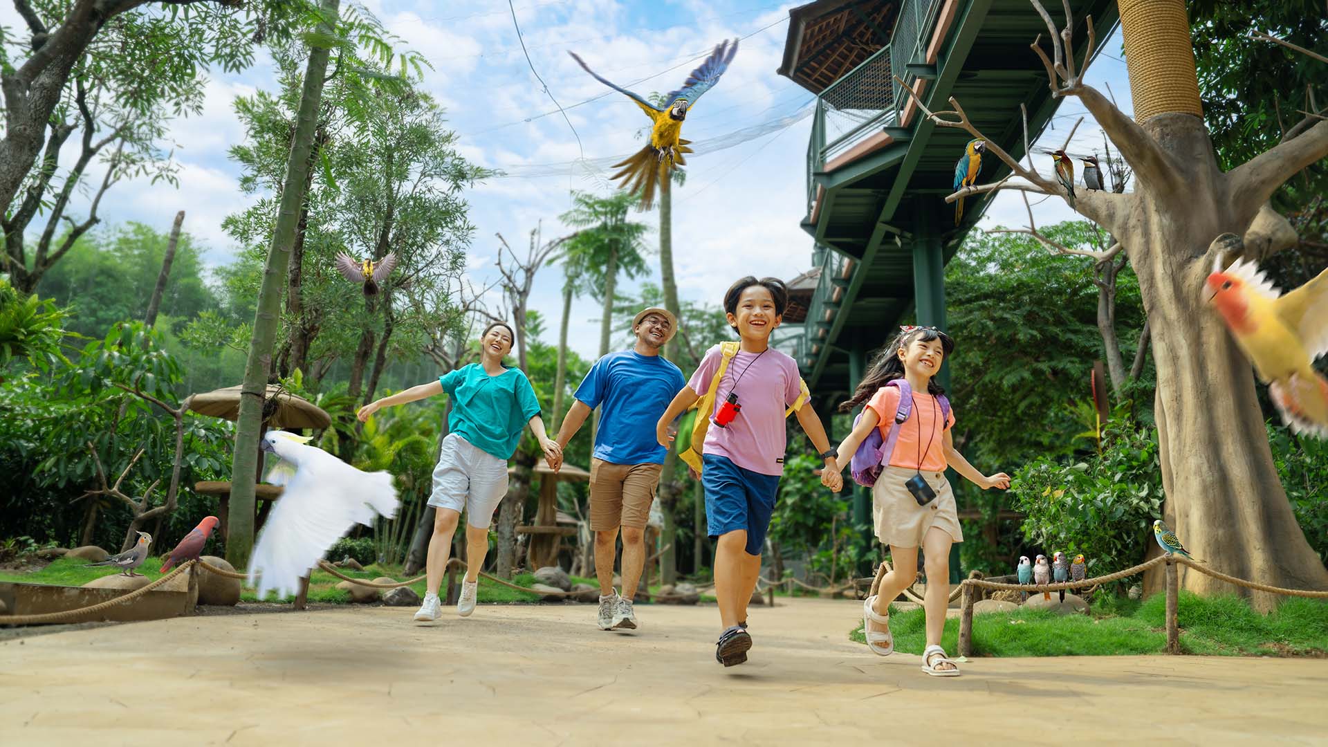 Jakarta Bird Land Ancol for Non-Indonesian ID holder
