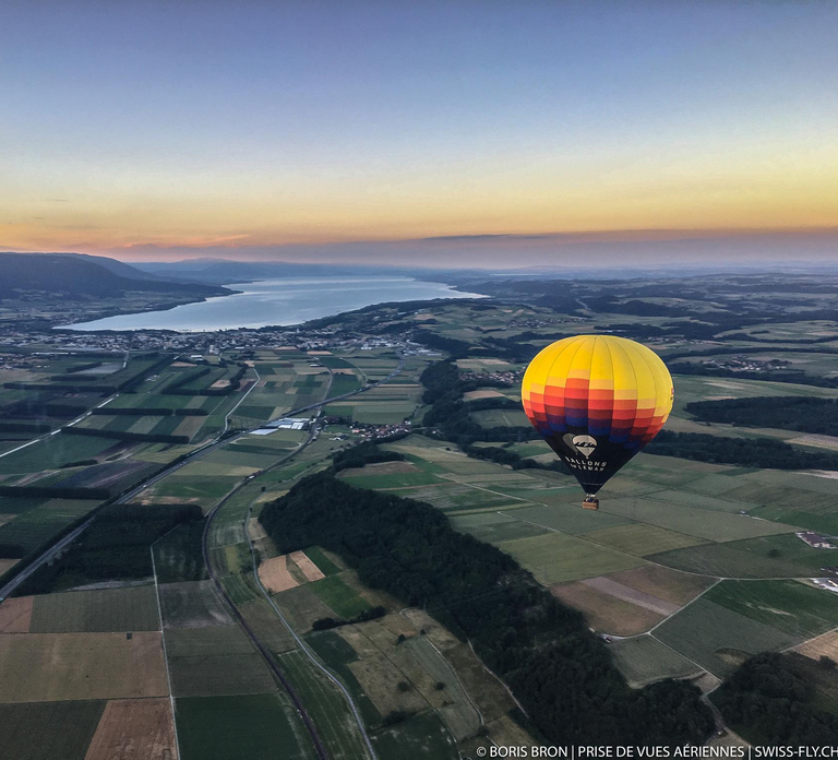 Lausanne: Swiss Fondue Flight in a Hot Air Balloon