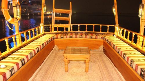 Dubai: Burj Khalifa Sunset on an Abra