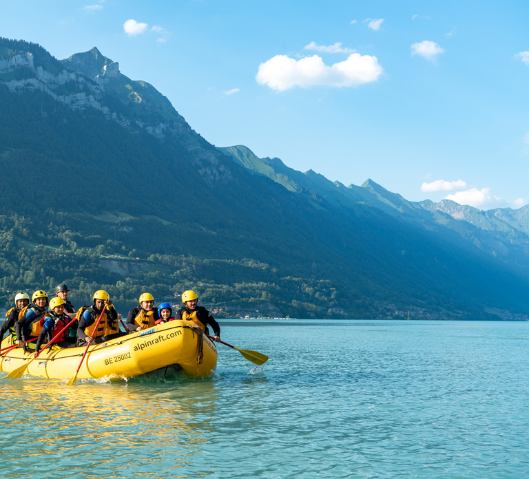 From Interlaken: Family Rafting